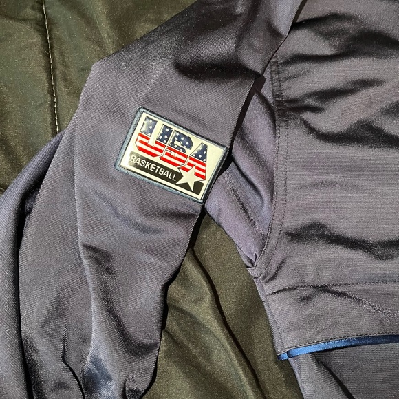 Nike USA Basketball Training Jacket Blue Youth XL 18-20 Vintage - Picture 12 of 16